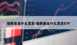 指数基金什么意思-指数基金什么意思ETF