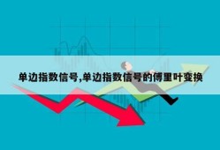 单边指数信号,单边指数信号的傅里叶变换