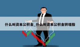 什么叫资本公积金_什么叫资本公积金转增股