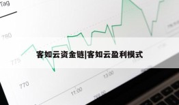 客如云资金链|客如云盈利模式