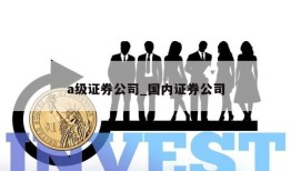 a级证券公司_国内证券公司