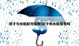 双子与水瓶配对指数|双子和水瓶相克吗