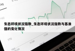 生态环境状况指数_生态环境状况指数与基准值的变化情况