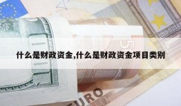 什么是财政资金,什么是财政资金项目类别