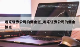 哪家证券公司的佣金低_哪家证券公司的佣金低点