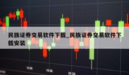 民族证券交易软件下载_民族证券交易软件下载安装