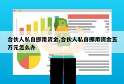 合伙人私自挪用资金,合伙人私自挪用资金五万元怎么办