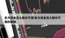 主力资金流入股价不涨|主力资金流入股价不涨的原因