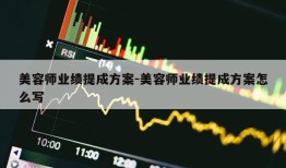 美容师业绩提成方案-美容师业绩提成方案怎么写