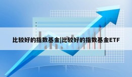 比较好的指数基金|比较好的指数基金ETF