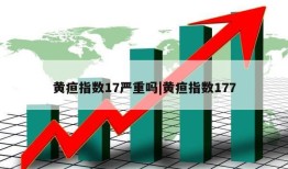 黄疸指数17严重吗|黄疸指数177