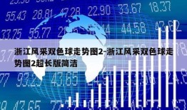 浙江风采双色球走势图2-浙江风采双色球走势图2超长版简洁