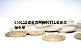 600111资金流向|600111资金流向全览