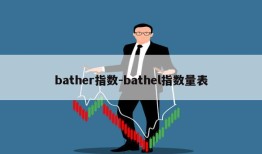 bather指数-bathel指数量表