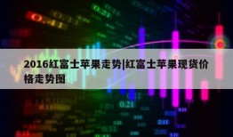 2016红富士苹果走势|红富士苹果现货价格走势图