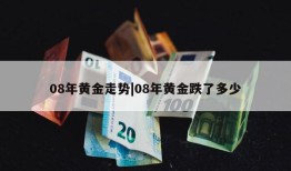 08年黄金走势|08年黄金跌了多少