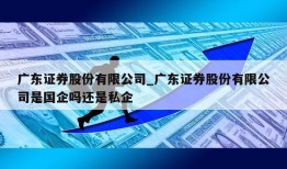 广东证券股份有限公司_广东证券股份有限公司是国企吗还是私企