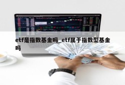 etf是指数基金吗_etf属于指数型基金吗