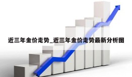 近三年金价走势_近三年金价走势最新分析图