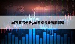 3d开奖号走势,3d开奖号走势图新浪