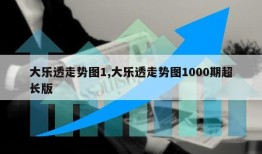 大乐透走势图1,大乐透走势图1000期超长版