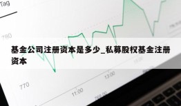 基金公司注册资本是多少_私募股权基金注册资本