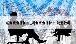 咸鱼资金保护中_闲鱼资金保护中 能退款吗