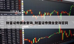 财富证券佣金查询_财富证券佣金查询官网