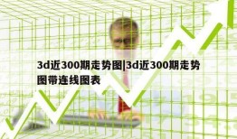 3d近300期走势图|3d近300期走势图带连线图表