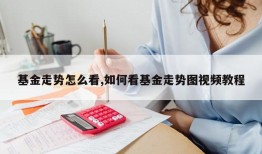 基金走势怎么看,如何看基金走势图视频教程