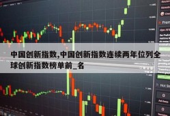 中国创新指数,中国创新指数连续两年位列全球创新指数榜单前_名