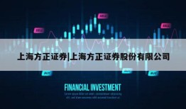 上海方正证券|上海方正证券股份有限公司