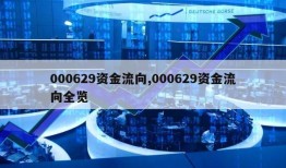 000629资金流向,000629资金流向全览