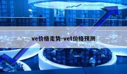 ve价格走势-vet价格预测