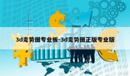 3d走势图专业板-3d走势图正版专业版