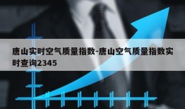 唐山实时空气质量指数-唐山空气质量指数实时查询2345