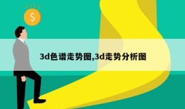 3d色谱走势图,3d走势分析图