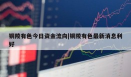 铜陵有色今日资金流向|铜陵有色最新消息利好