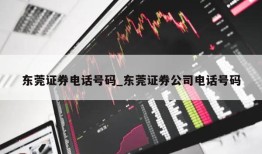 东莞证券电话号码_东莞证券公司电话号码