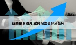 业绩抱蛋图片,业绩报雷是好还是坏