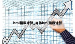 bmi指数计算_身体bmi指数计算