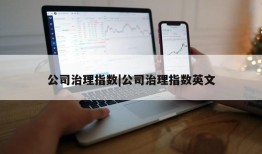 公司治理指数|公司治理指数英文