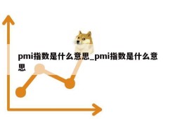 pmi指数是什么意思_pmi指数是什么意思