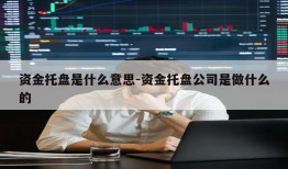 资金托盘是什么意思-资金托盘公司是做什么的