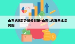 山东选5走势图爱彩乐-山东ll选五基本走势图