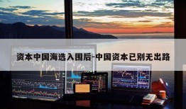 资本中国海选入围后-中国资本已别无出路