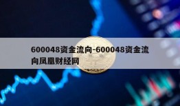 600048资金流向-600048资金流向凤凰财经网