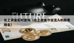 北上资金实时查询（北上资金今日流入的股票排名）