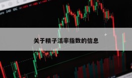 关于精子活率指数的信息