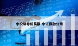 中投证券新易融-中证投融公司